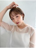 （joemi）大人の抜け感ショート×透明感ベージュカラー小倉太郎