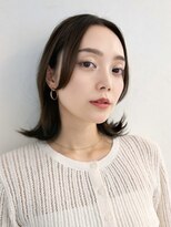 ヴィオットバイサロン(Viot by Salon)&nbsp;＊くびレイヤーエモージュ前髪パーマグレーベージュレイヤーボブ