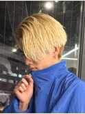 センターパート/ブリーチ/ダブルカラー/men's/メンズ