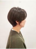 ハンサムショート/くびれショート/白髪ぼかし