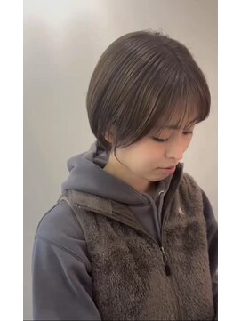 丸みショート　ショートボブ　ショートカット