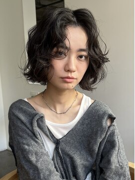 ボブパーマ/くせ毛風パーマ/ニュアンスパーマ