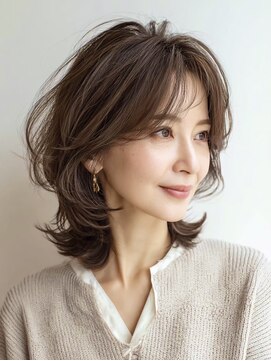 ハーツ(Heart's) 白髪ぼかし似合わせ大人ショート30代40代50代60代◎