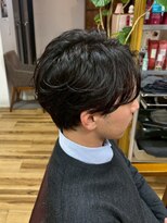 ルーチェ(Luce)&nbsp;メンズカット/束感ショート/マッシュショート/黒髪/20代30代40代