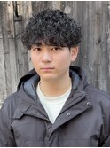 強め波巻きパーマ