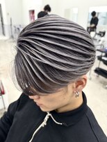 エゴル オム 名古屋栄(ENGOL homme)&nbsp;グレーバレイヤージュ/ブリーチ/バレイヤージュ