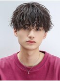 ツイストスパイラルパーマ 鹿児島メンズ ラウンドマッシュ