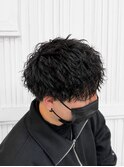 縦落ちスパイラルパーマ