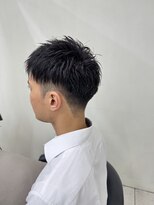 美容室 びゃんびゃん 社店&nbsp;メンズショート/メンズスタイル/メンズカット/アップバング