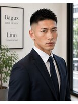 MEN's Baguz MEN'Sカット/ MEN'Sパーマ/ MEN'Sカラー ワイルドフェード×シャープ束感メンズショート