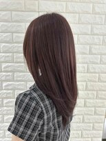 ユア レッシュブ ゆりのき店(Your Lecheveu)&nbsp;ピンクブラウンレイヤースタイル