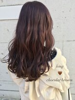 ノヴェル 富沢店(NOVEL) chocolat brown×long layer