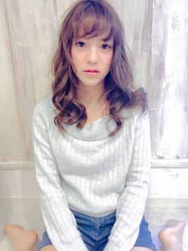 アンフィフォープルコ(AnFye for prco) アンフィフォープルコ☆抜け感ウェーブ×シースルーバング