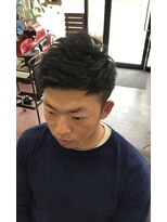 メンズヘアアンドグルーミングサロン ダブル(men's hair grooming salon W) ジェットモヒカン調　ベリーショートスタイル