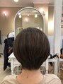 アグ ヘアー ボタン 札幌琴似店(Agu hair button)&nbsp;シルエット重視のショートスタイル、好きです☆