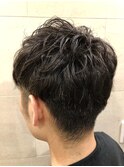 ツーブロマッシュ×ルーズパーマ
