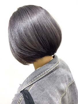 ヘアーメイク トレコローリ(hair make trecolori) 【trecolori 津田沼】アンティークグレー