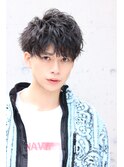 前下がりマッシュ スパイラルマッシュ コンマバング
