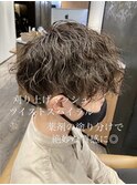 刈り上げマッシュ×ツイストスパイラルパーマ【佐藤和弥】