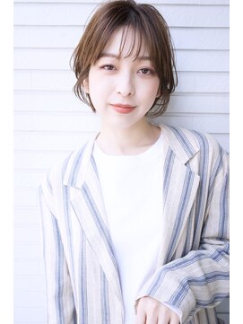 ウィーブス セタガヤ(weaves -SETAGAYA-) ショートボブ×シースルーバング［weaves-SETAGAYA-］