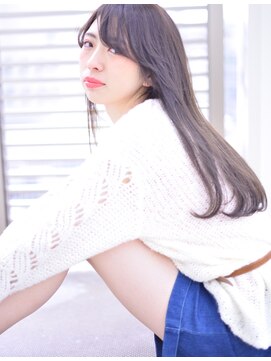 クリーム(Cream) ブルーアッシュ×ロング