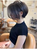 【morio池袋】綺麗でかっこいい黒髪ショート♪