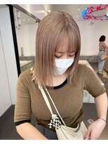 ゲーム 原宿店(GAME)&nbsp;ミルクティーベージュ/ダブルカラー/ケアブリーチ/髪質改善/原宿