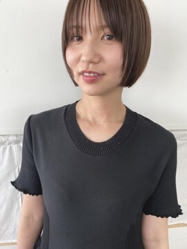 ワク(WAKU) ichida style NO.48オリーブベージュデザインカラーウェットヘア