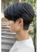 ダウンパーマ韓国センターパート