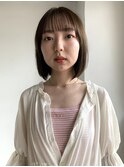 オリーブベージュボブ