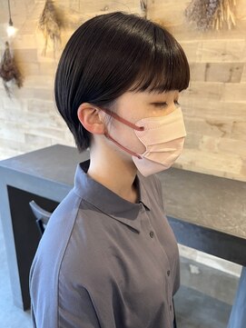 ドルセプラタ(Dulce plata) マッシュショート×ブラウンカラー