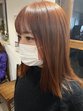ヘアラボ シロ(Hair lab.Shiro) オレンジカラー