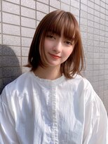 20代30代小顔ひし形デジタルパーマショートカットレイヤー