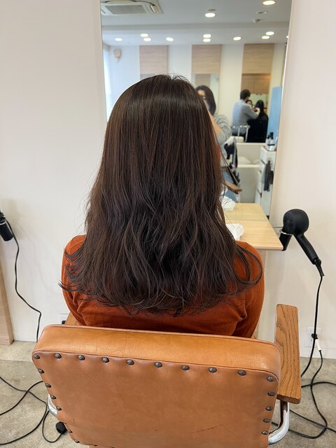 髪質改善/切りっぱなしボブ/美髪/エアリーロング/ピンクブラウン