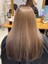 ビューブルー 亀戸錦糸町(VIEW BLUE)&nbsp;美髪カールシアーカラーピンクブラウンエアリーロングセミディ