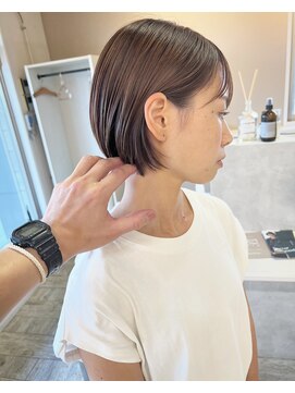 アスラン(ASLAN) 【aslan】ミニマルボブ/ショートボブ/ベビーパープル