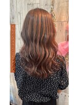 アバディブロス(Abadi Bros)&nbsp;バレイヤージュ×オレンジベージュ