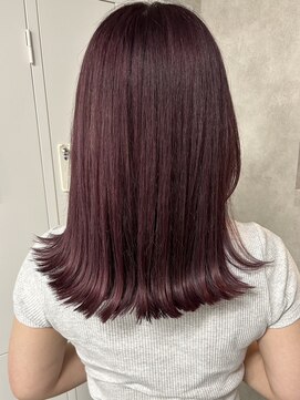 ルノン シェリー(LUNON cheliy) ピンクラベンダーカラー　ブリーチ/ハイトーン/韓国