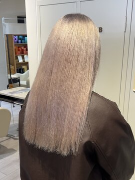 サロンドジョー(salon de joe) ケアブリーチダブルカラーインナーカラーハイトーン髪質改善