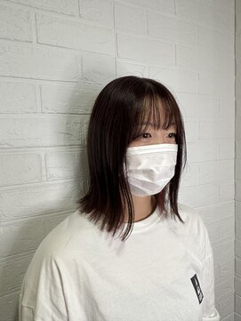 ヘアースペースブルーム プリュス 石橋店(HAIR SPACE BLOOM plus) ピンクブラウン/髪質改善カラー/艶髪