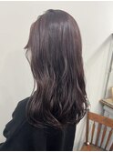 大人のピンクブラウンカラー