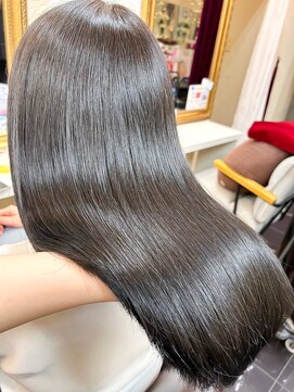 ミシェリー 新宿店(misherry) 大人可愛い愛されモテヘアー抜け感オリーブグレージュうる艶髪