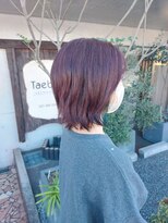 タエビスアリッサム(Taebis Alyssum)&nbsp;くせ毛ボブ(イヤリングカラー、イルミナカラー)