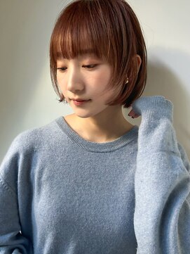 コクーン(Cocoon) ショートレイヤーボブ#イメチェン#外ハネボブ#美髪#ワイドバング