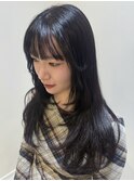 ブリーチなしラベンダーグレージュ韓国風レイヤー横浜