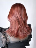 ロングくびれヘア顔周りレイヤー韓国ヘア美髪_ba460671