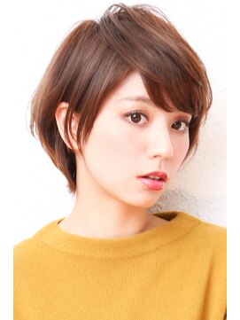 モニカ 西宮北口(Monica) 前下がりボブ・  内巻きワンカール・  ボブショート・暗髪