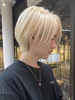 ニュアンスパーマ/フェザー/スパイキーショート/表参道/men's