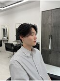 ダウンパーマ センターパート ニュアンスパーマ