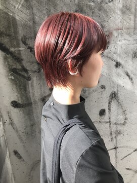 スミ(SUMI) 黒髪 暗めカラー ピンク 小顔 【神戸 三宮 元町】